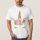 Mannen Unicorn T-shirt (Voorkant)