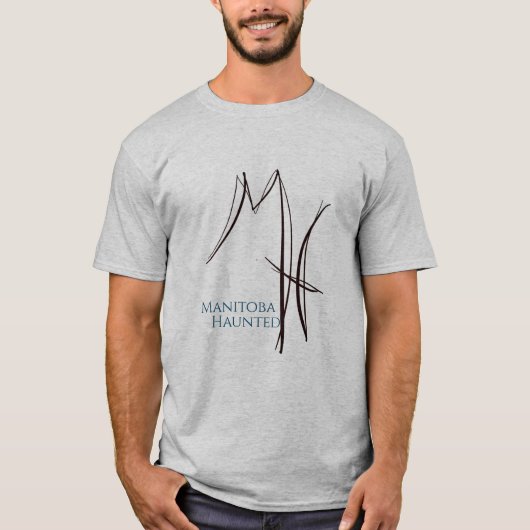 Mannen uniek logo-shirt t-shirt (Voorkant)