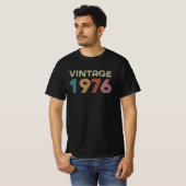 Mannen/Unisex "Vintage 1976" T-shirt (Voorkant volledig)