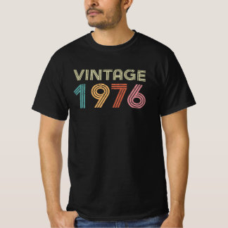 Mannen/Unisex "Vintage 1976" T-shirt