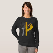 Mannen US Flag Tree Climber T-shirt (Voorkant volledig)