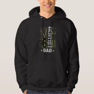 Mannen Usa Vlag Camouflage Tandarts Vaderlandsliev Hoodie