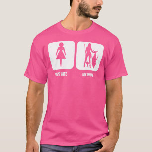 Mannen Uw Vrouw Mijn Vrouw Vist Visser Voor Husb T-shirt