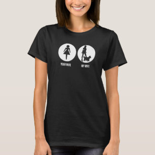 Mannen Uw vrouw Mijn vrouw Yorkshire Terrier a Yor T-shirt