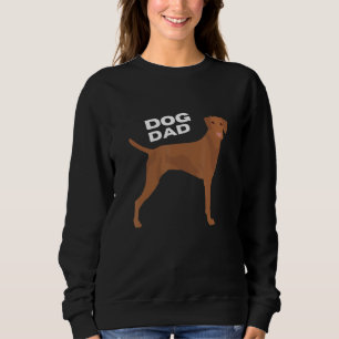 Mannen Vaal Vizsla Hond Papa Man Trui