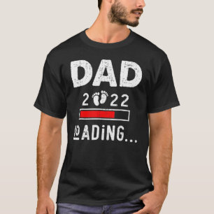 Mannen vader 2022 laadt de eerste keer nieuwe pap- t-shirt