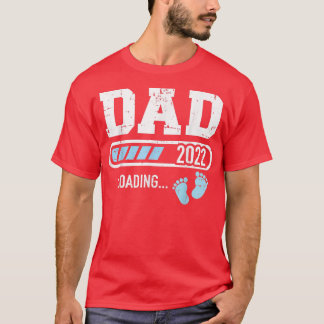 Mannen vader 2022, lading voor zwangerschapsaankon t-shirt