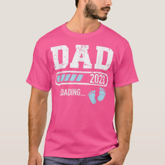 Mannen vader 2023 kennisgeving van plaatsing van d t-shirt