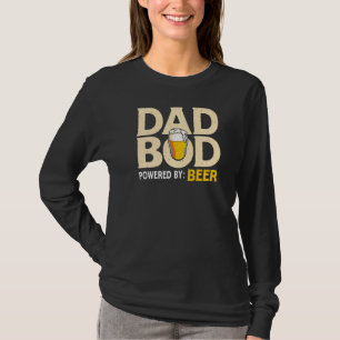 Mannen vader bod aangedreven door bier vader grapp t-shirt