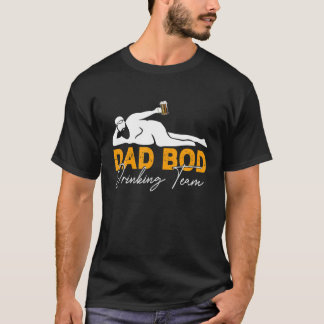 Mannen vader Bod Drink team - grappige vader Beer T-shirt