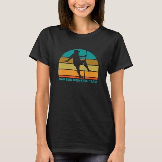 Mannen vader Bod Drink team vader Joke 4 T-shirt (Voorkant)