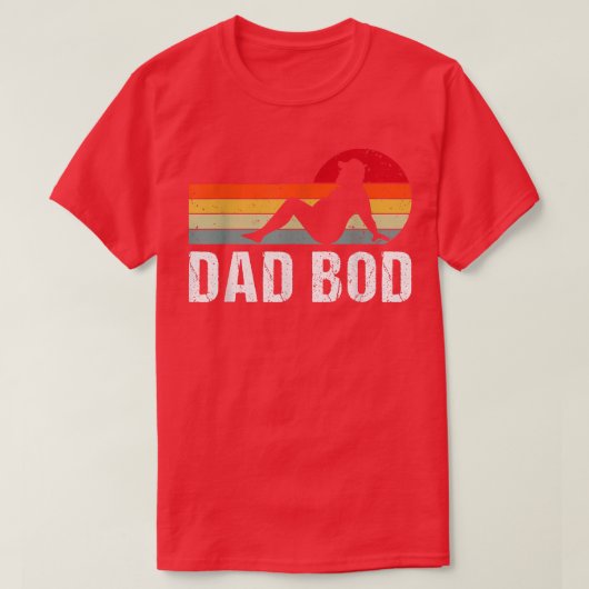  Mannen vader Bod Funny Beste vaders Dag T-shirt (Design voorkant)