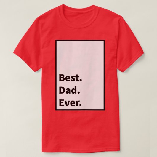 Mannen vader BodBest T-shirt (Design voorkant)