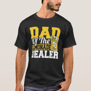 Mannen Vader Citroensap Papa van de limonade Stand T-shirt