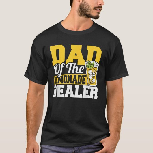 Mannen Vader Citroensap Papa van de limonade Stand T-shirt (Voorkant)