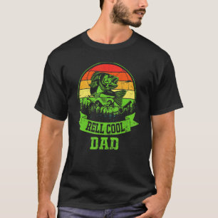 Mannen Vader Dag Vist Reel Cool Dad T-shirt