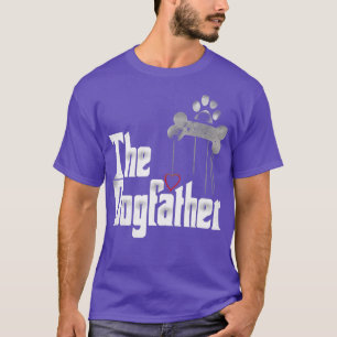 Mannen vader Dogfather Pa Dog Funny Fathers Day T-shirt