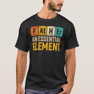 Mannen vader en essentiële elementaire periode Fat T-shirt