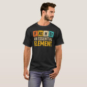 Mannen vader en essentiële elementaire periode Fat T-shirt (Voorkant volledig)