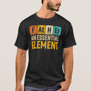 Mannen vader en essentiële elementaire periode Fat T-shirt