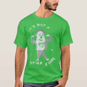 Mannen vader figuur, pa Bod Humor Vaderdag T-shirt