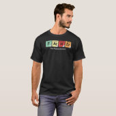 Mannen vader het edele element Vaderdag daddy d T-shirt (Voorkant volledig)