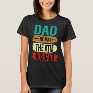 Mannen  vader Het Man De Atm de Husband Vinta T-shirt