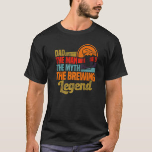 Mannen vader het Man de mythe de brouwerij T-shirt