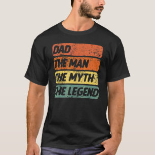 Mannen vader het Man de mythe de Legende Vaderdag T-shirt
