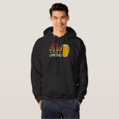 Mannen vader het Man de mythe de Legende vaders Hoodie (Voorkant volledig)