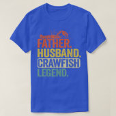 Mannen vader Husband Crawfish Legend Crawpapa Cray T-shirt (Design voorkant)