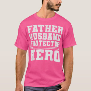 Mannen VADER HUSBAND PROTECTOR HERO Dad Funny T-shirt