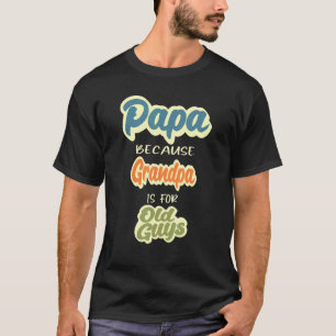 Mannen vader ideaal voor vader van vader Stepfathe T-shirt