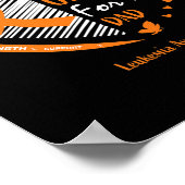 Mannen Vader Ik Draag Sinaasappel voor mijn vader  Poster (Hoek)