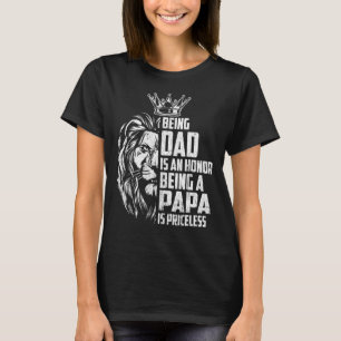 Mannen vader is een eer om een papa te zijn is Pri T-shirt