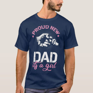 Mannen vader is een meisje dat naar papa wordt gep t-shirt