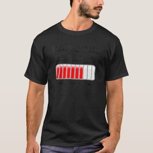 Mannen vader Joke Loading papa Vader Jokes T-shirt (Voorkant)