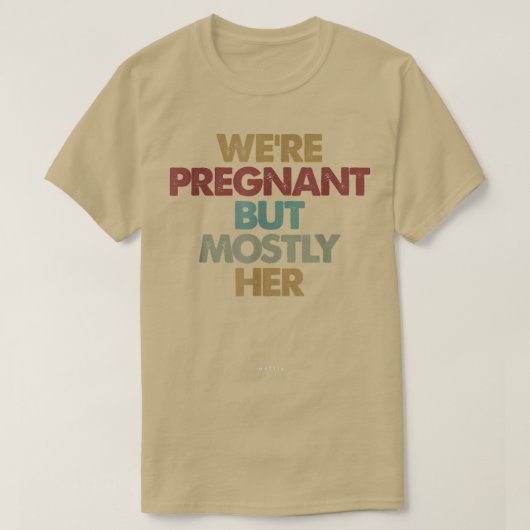 Mannen vader krijgt binnenkort een cadeau voor Ne. T-shirt (Design voorkant)