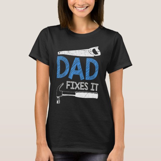 Mannen vader lost het op t-shirt (Voorkant)