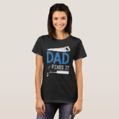 Mannen vader lost het op t-shirt (Voorkant volledig)