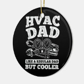 Mannen vader maar koeler Repairman HVAC Tech Keramisch Ornament (Links)