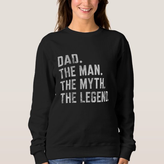 Mannen vader Man mythe legende beste papa ooit f Trui (Voorkant)