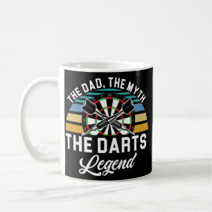 Mannen vader Myth Darts Legend Vader Dart Player Koffiemok