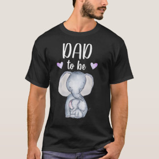 Mannen vader om een olifant Baby shower te worden T-shirt