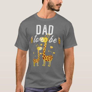 Mannen vader om Giraffe Baby shower te worden T-shirt