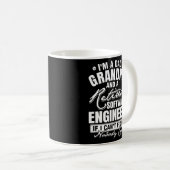 Mannen vader opa en software engineer koffiemok (Voorkant rechts)