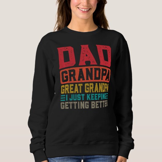 Mannen vader Opa Grote Opa Grote Opa Grootvader 1 Trui (Voorkant)