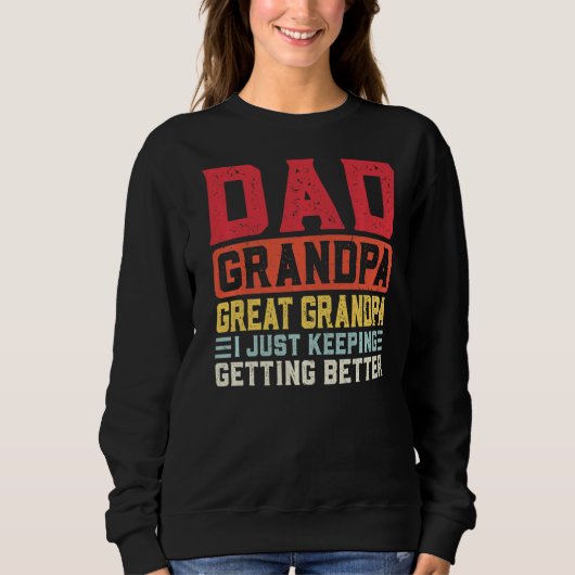 Mannen vader opa Grote Opa Grote Opa Trui (Voorkant)
