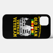 Mannen vader opa Vietnam Veteraan Shirt Mannen Case-Mate iPhone Case (Achterkant (horizontaal))