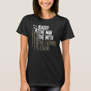 Mannen vader Papa Papa Vist Camouflage T-shirt